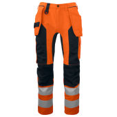 6513 Pants HV Orange/Black D104