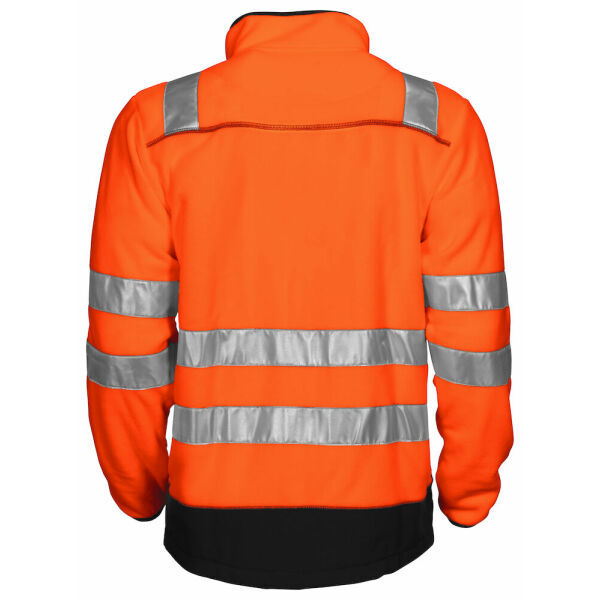 6303 HV Fleece jacket orange/black S