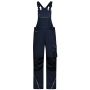 Workwear Pants with Bib - SOLID - - navy - 25