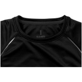 Quebec cool fit dames t-shirt met korte mouwen - Zwart/Antraciet - S