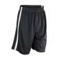 Basketball Shorts, Black/White, L, Spiro