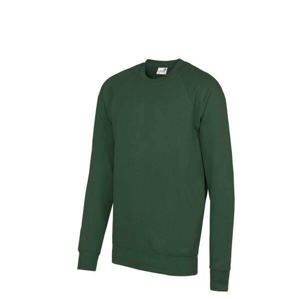 Senior Raglan Sweatshirt, Green, L, AWDis Academy