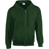 Heavy Blend™Adult Full Zip Hooded Sweatshirt Forest Green S