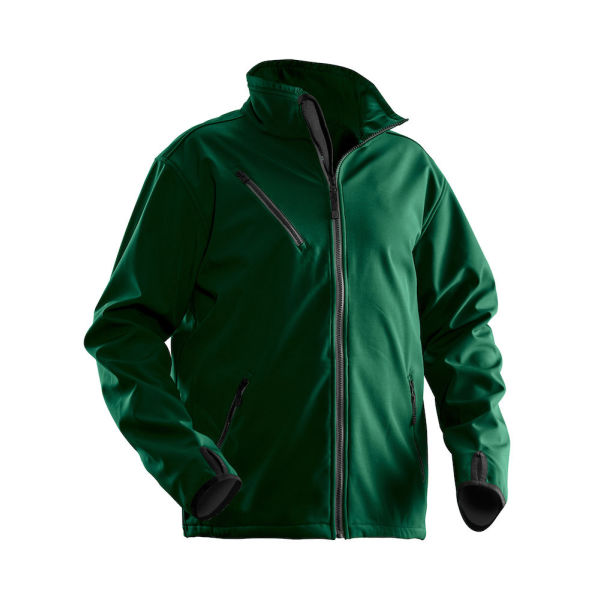 Jobman 1201 Light softshell jacket bosgroen xs
