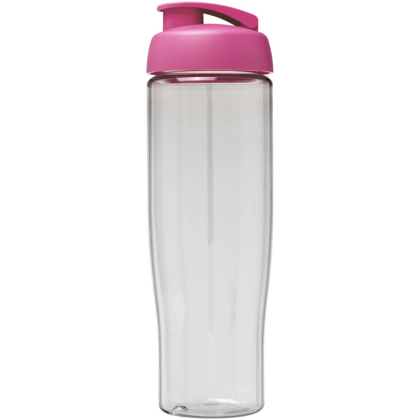 H2O Active® Tempo 700 ml flip lid sport bottle - Transparent/Pink