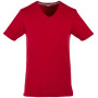 Bosey heren V-hals t-shirt met korte mouwen - Donkerrood - XS