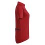 Ladies' Bike-T Half Zip - tomato/black - XL