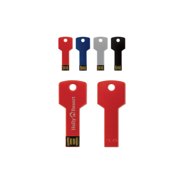 USB stick 2.0 key 8GB - Donker Blauw