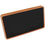 SCX.design P36 5000 mAh draadloze powerbank met oplichtend logo - Zwart