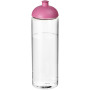 H2O Active® Vibe 850 ml dome lid sport bottle - Transparent/Pink