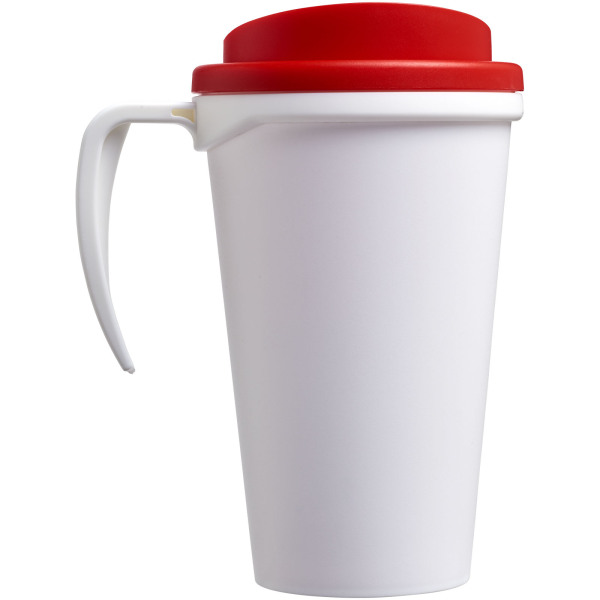 Americano® Grande 350 ml insulated mug - White/Red