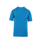 Functioneel t-shirt met korte mouwen en anti-UV-bescherming Aqua Blue XS