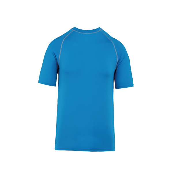 Functioneel t-shirt met korte mouwen en anti-UV-bescherming Aqua Blue XS