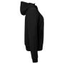 Ladies' Hooded Softshell Jacket - black/black - XS