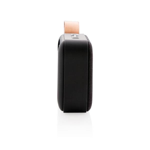 Fabric trend draadloze 3W speaker, zwart