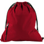 Pongee (190T) drawstring backpack Elise red