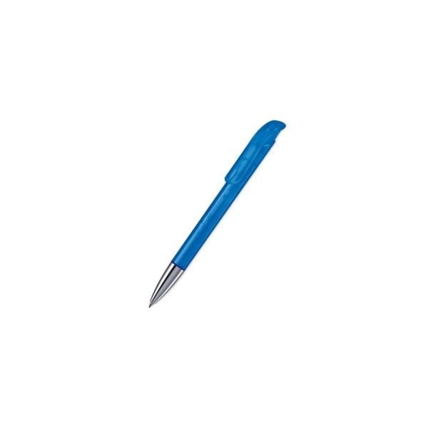 Ball pen Atlas transparent metal tip - Transparent Blue