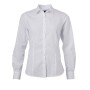 Ladies' Shirt Longsleeve Poplin - white - XXL