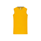 Damesbasketbalshirt Sporty Yellow M