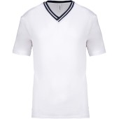 University t-shirt White / Navy XL