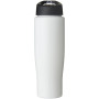 H2O Active® Tempo 700 ml sportfles met fliptuitdeksel - Wit/Zwart