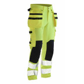 Jobman 2291 Hi-vis trousers hp stretch geel/zwart C44