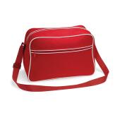 BagBase Retro Shoulder Bag, Classic Red/White, ONE, Bagbase