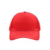 MB6117 5 Panel Cap - red - one size