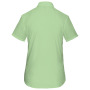 Overhemd in onderhoudsvriendelijk polykatoen-popeline korte mouwen dames Pistachio Green XXL