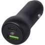 Pilot dual 55W USB-C/USB-A car charger - Solid black