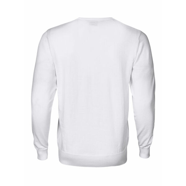 Printer Forehand knitted pullover White 4XL