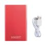 4.000 mAh dunne powerbank, rood, wit