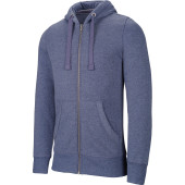 Sweater met rits en capuchon polykatoen Sweater met rits en capuchon polykatoen