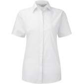 Ladies' Short Sleeve Ultimate Stretch White XL