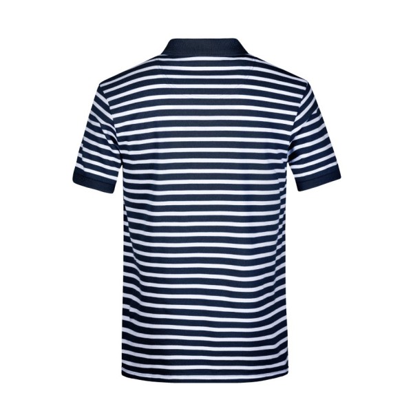 Men's  Polo Striped - navy/white - XXL