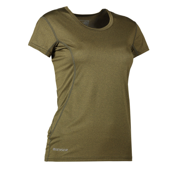 GEYSER T-shirt | women - Olive melange, S