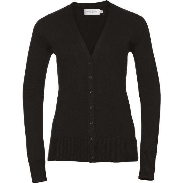 Ladies' V-neck Knitted Cardigan
