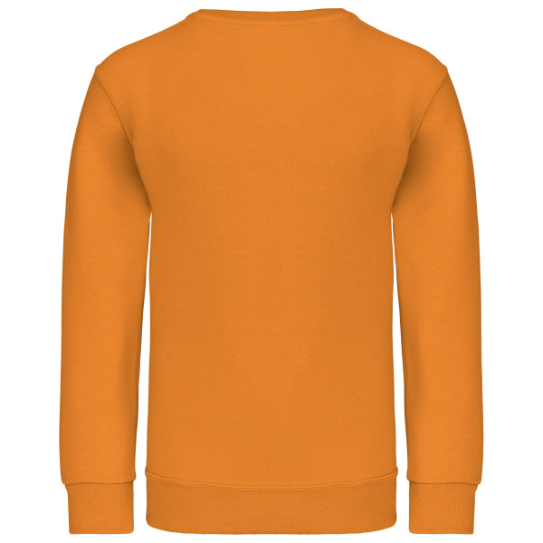 Kindersweater ronde hals Orange 4/6 ans