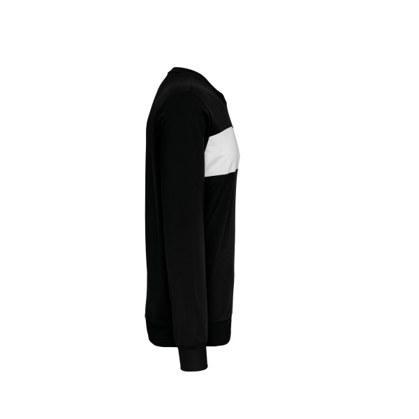 Sweater in polyester Black / White S