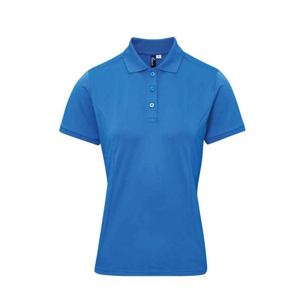 Ladies Coolchecker® Plus Piqué Polo Shirt, Sapphire Blue, L, Premier