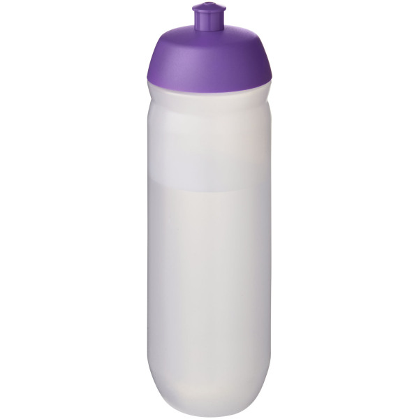 HydroFlex™ Clear 750 ml squeezy sport bottle - Purple/Frosted clear
