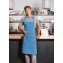 BLS 5 Bib Apron Basic with Buckle and Pocket - turquoise - Stck