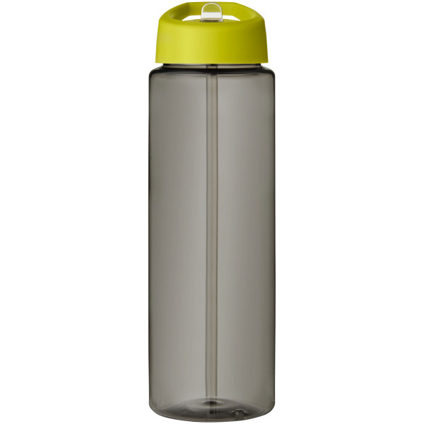 H2O Active® Eco Vibe 850 ml spout lid sport bottle - Charcoal/Lime