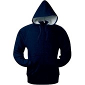 Hooded sweater met rits Navy XXL