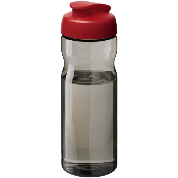H2O Active® Eco Base 650 ml flip lid sport bottle - Red/Charcoal