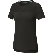 Borax kortärmad t-shirt av GRS-återvunnet cool-fitmaterial för dam - Svart - XS