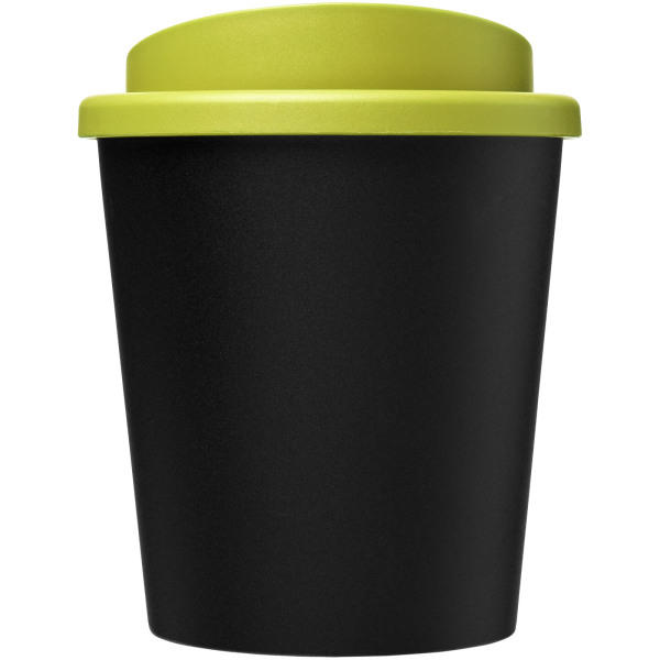 Americano® Espresso Eco 250 ml recycled tumbler - Solid black/Lime