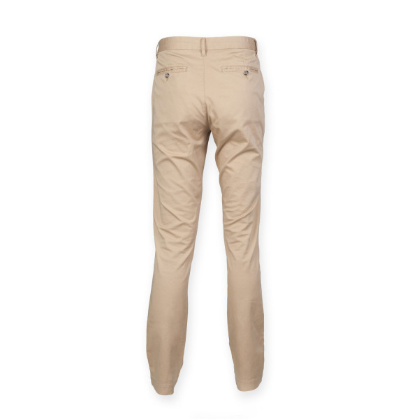 Men's Stretch Chino Trousers Stone S