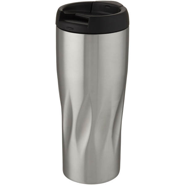 Waves 450 ml copper vacuum insulated tumbler - Silver
