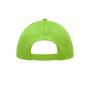 MB6223 6 Panel Heavy Brushed Cap - lime-green - one size